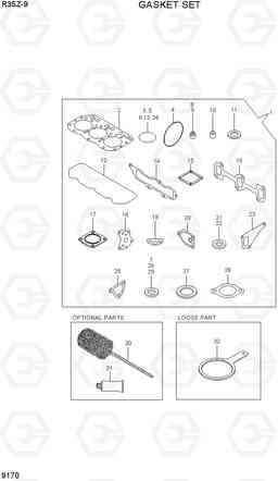 9170 GASKET SET R35Z-9, Hyundai