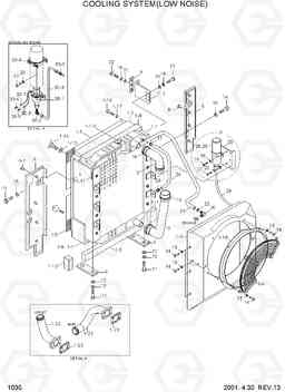 1035 COOLING SYSTEM(LOW NOISE) R360LC-3, Hyundai