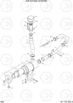 1040 AIR INTAKE SYSTEM R360LC-3, Hyundai