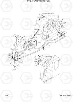 1080 PRE HEATING SYSTEM R360LC-3, Hyundai