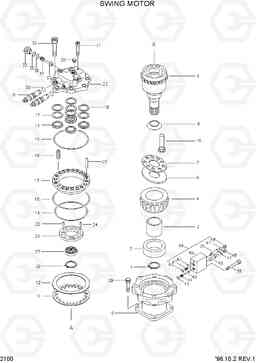 2100 SWING MOTOR R360LC-3, Hyundai