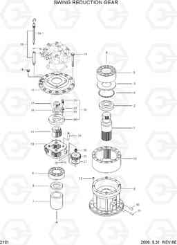 2101 SWING REDUCTION GEAR R360LC-3, Hyundai