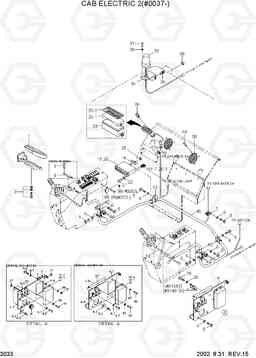 3033 CAB ELECTRIC 2(#0037-) R360LC-3, Hyundai