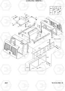 4021 COWLING 1(#0079-) R360LC-3, Hyundai