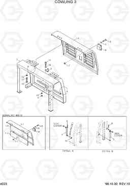 4023 COWLING 3 R360LC-3, Hyundai