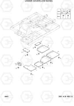 4045 UNDER COVER(LOW NOISE) R360LC-3, Hyundai