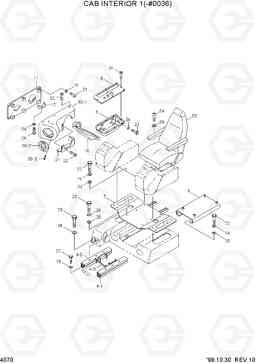 4070 CAB INTERIOR 1(-#0036) R360LC-3, Hyundai