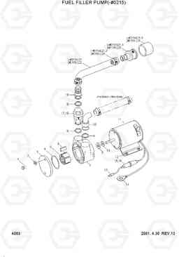 4083 FUEL FILLER PUMP(-#0215) R360LC-3, Hyundai