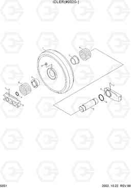 5051 IDLER(#0020-) R360LC-3, Hyundai