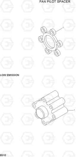 8310 FAN PILOT SPACER R360LC-3, Hyundai