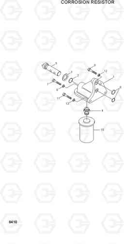 8410 CORROSION RESISTOR R360LC-3, Hyundai