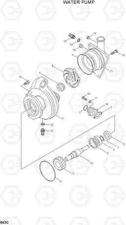 8430 WATER PUMP R360LC-3, Hyundai