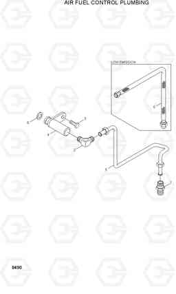 8490 AIR FUEL CONTROL PLUMBING R360LC-3, Hyundai