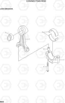 8600 CONNECTING ROD R360LC-3, Hyundai