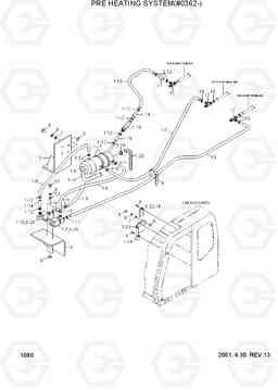 1080 PRE HEATING SYSTEM(#0362-) R360LC-3H, Hyundai