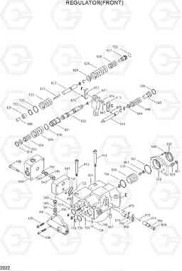 2022 REGULATOR(FRONT) R360LC-3H, Hyundai