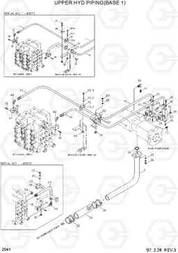 2041 UPPER HYD PIPING(BASE 2) R360LC-3H, Hyundai