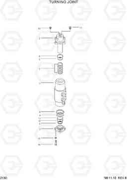 2130 TURNING JOINT R360LC-3H, Hyundai