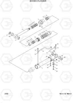 2150 BOOM CYLINDER R360LC-3H, Hyundai