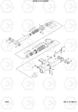 2160 ARM CYLINDER R360LC-3H, Hyundai