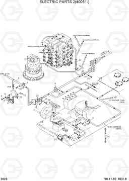 3023 ELECTRIC PARTS 2(#0081-) R360LC-3H, Hyundai