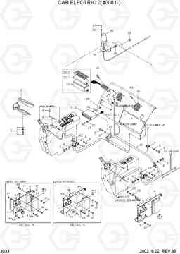 3033 CAB ELECTRIC 2(#0081-) R360LC-3H, Hyundai