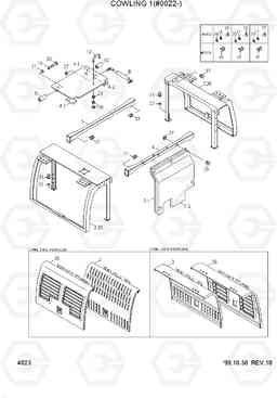 4023 COWLING 1(#0022-) R360LC-3H, Hyundai