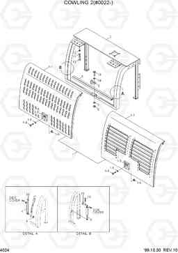 4024 COWLING 2(#0022-) R360LC-3H, Hyundai