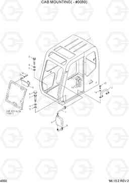 4050 CAB MOUNTING(-#0080) R360LC-3H, Hyundai