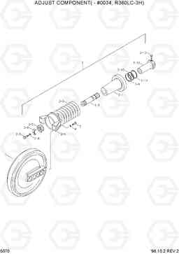 5070 ADJUST COMPONENT(-#0034,R360LC-3) R360LC-3H, Hyundai