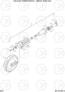 5072 ADJUST COMPONENT(-#0034,R360-3) R360LC-3H, Hyundai