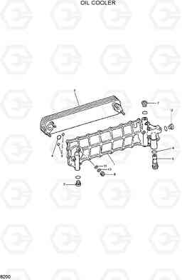 8200 OIL COOLER R360LC-3H, Hyundai