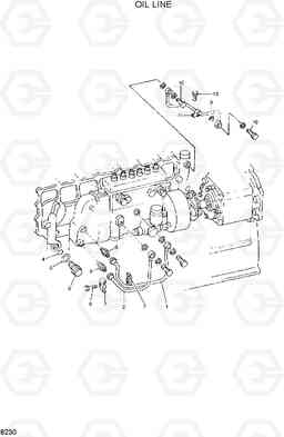 8230 OIL LINE R360LC-3H, Hyundai