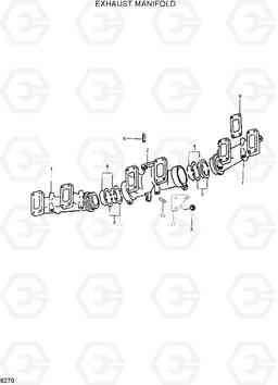 8270 EXHAUST MANIFOLD R360LC-3H, Hyundai