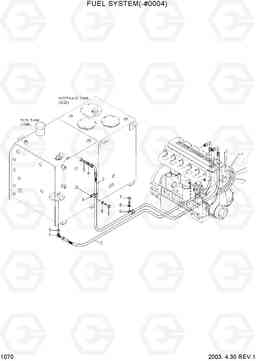 1070 FUEL SYSTEM(-#0004) R360LC-7, Hyundai