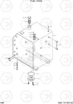 1080 FUEL TANK R360LC-7, Hyundai