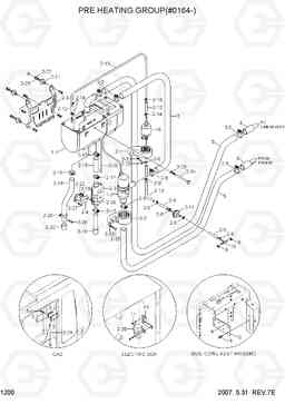 1200 PRE HEATING GROUP(#0164-) R360LC-7, Hyundai