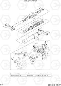 4190 ARM CYLINDER R360LC-7, Hyundai