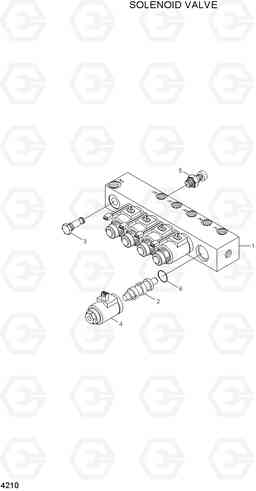 4210 SOLENOID VALVE R360LC-7, Hyundai