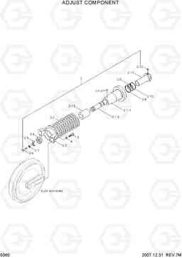 5060 ADJUST COMPONENT R360LC-7, Hyundai