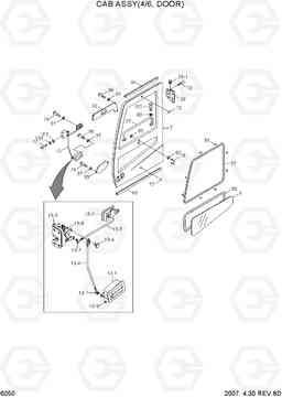 6050 CAB ASSY(4/6, DOOR) R360LC-7, Hyundai