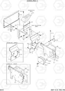 6210 COWLING 2 R360LC-7, Hyundai