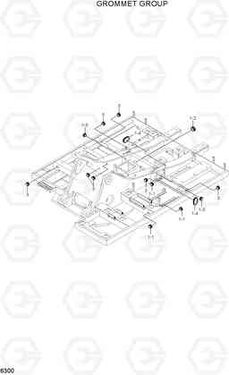 6300 GROMMET GROUP R360LC-7, Hyundai