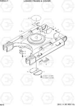 6410 LOWER FRAME & COVER R360LC-7, Hyundai