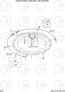 6420 SWING RING GREASE LUB SYSTEM R360LC-7, Hyundai