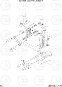 7300 BUCKET CONTROL GROUP R360LC-7, Hyundai