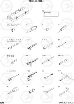 8010 TOOLS(-#0064) R360LC-7, Hyundai