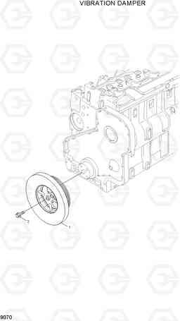 9070 VIBRATION DAMPER R360LC-7, Hyundai