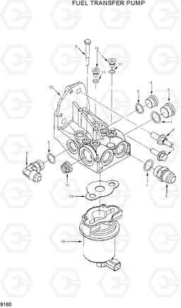 9160 FUEL TRANSFER PUMP R360LC-7, Hyundai