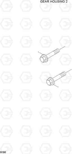 9190 GEAR HOUSING 2 R360LC-7, Hyundai